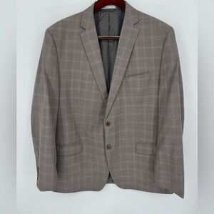 Collection By Michael Strahan Beige Suit Jacket 48Long & Pant 40Waist & 32Length